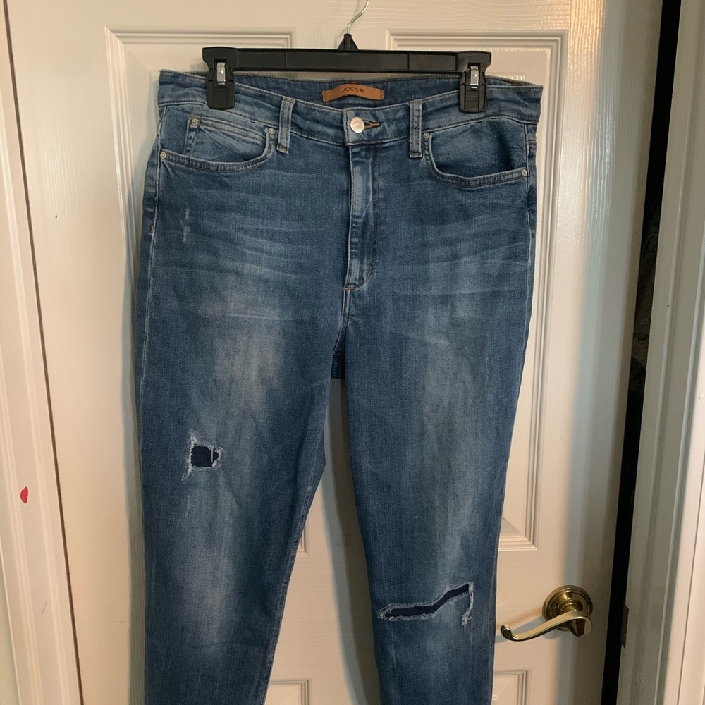 Joe’s distressed denim jeans